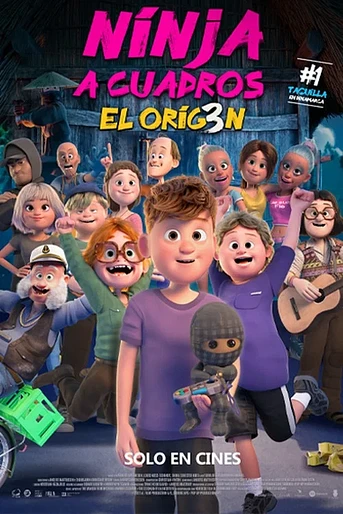 Poster de Ninja a Cuadros: el Orig3n