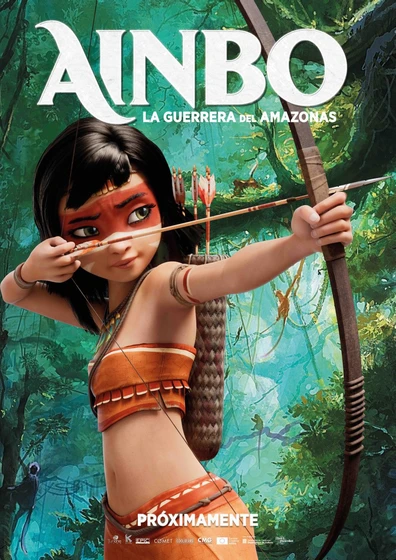 Imagen de ainbo-la-guerrera-del-amazonas (Cartel teaser español)