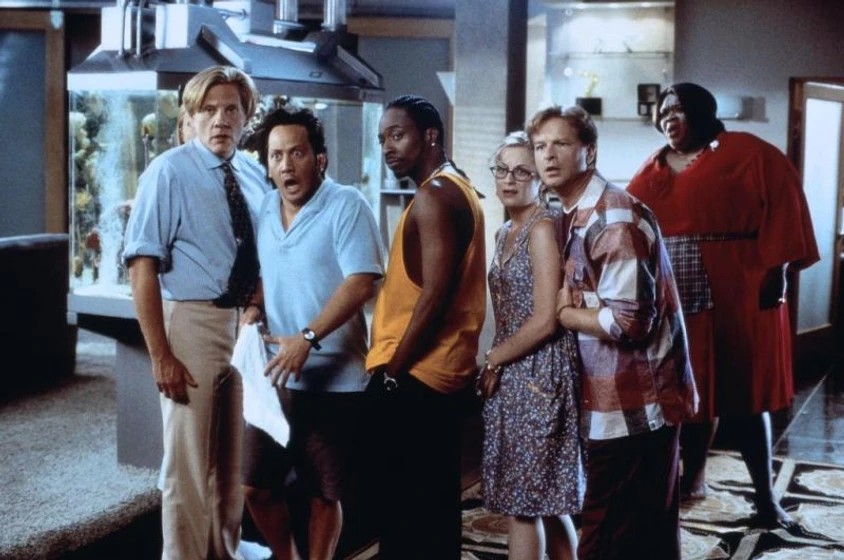William Forsythe, Rob Schneider, Eddie Griffin, Amy Poehler y Big Boy en gigolo