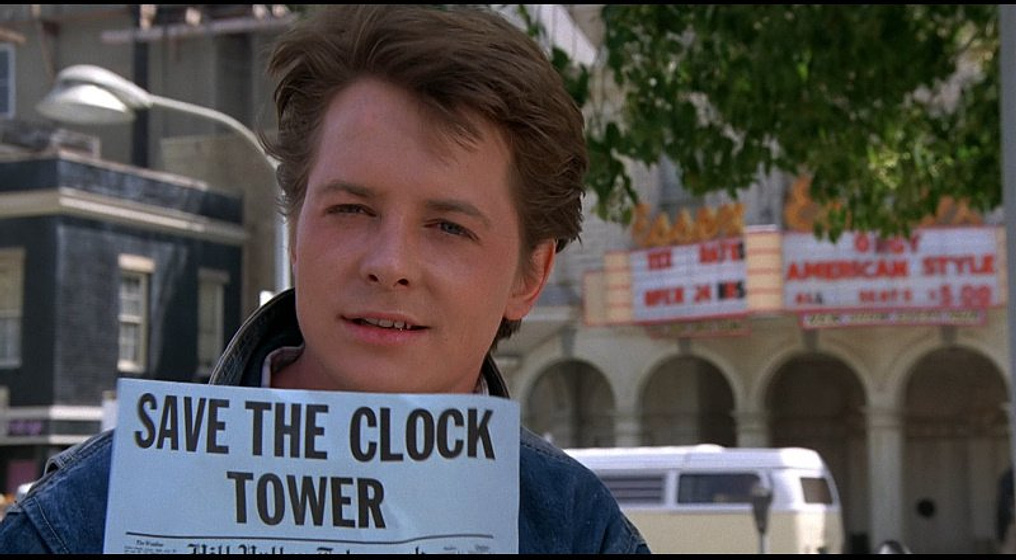 Michael J. Fox en Regreso al Futuro