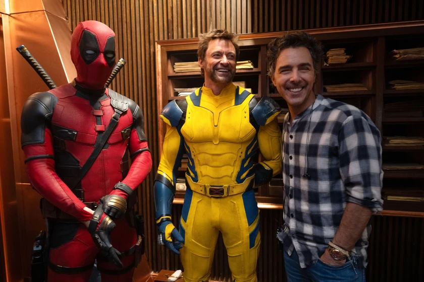 Hugh Jackman y Shawn Levy en Deadpool y Lobezno (Rodaje)