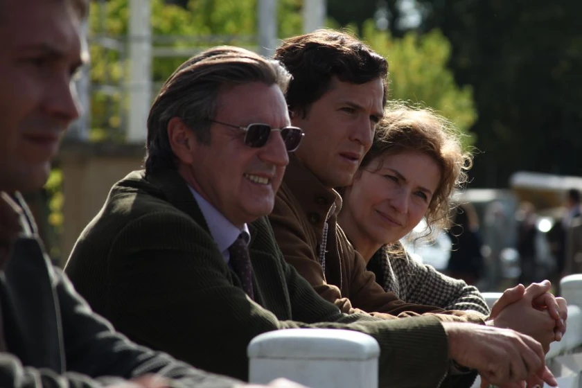 Daniel Auteuil, Guillaume Canet y Marie Bunel en jappeloup-de-padre-a-hijo