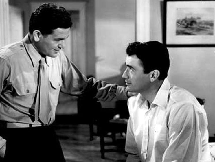 Gregory Peck y John Garfield en La Barrera Invisible