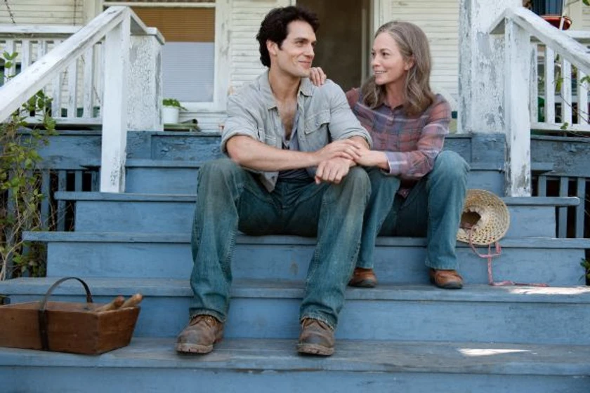 Henry Cavill y Amy Adams en El Hombre de Acero