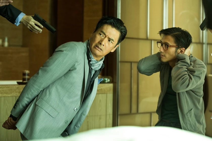 Yun-Fat Chow y Nicholas Tse en from-vegas-to-macau