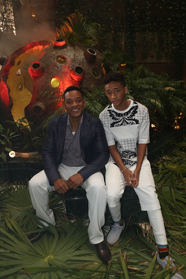 Will Smith y Jaden Smith en After Earth (Abril 2013)