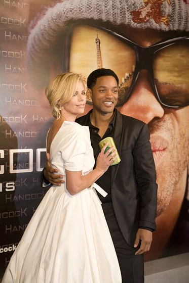 Will Smith y Charlize Theron en Hancock (Premiere Paris (Junio 2008))