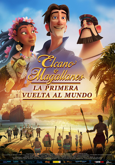Imagen de Elcano y Magallanes. La Primera Vuelta al mundo (Cartel español)