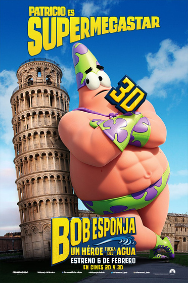 Imagen de Bob Esponja. Un Héroe fuera del agua (Cartel personajes español)