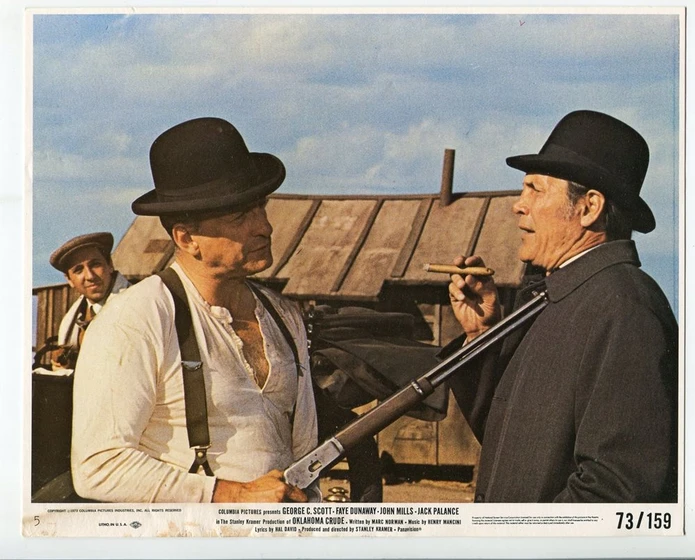 George C. Scott, Jack Palance y Harvey Jason en oklahoma-ano-10