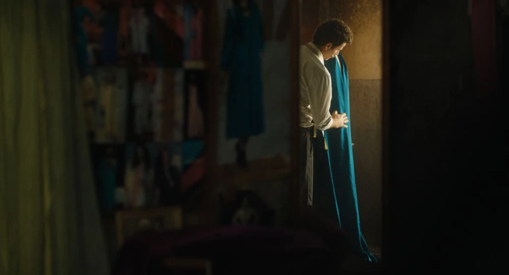 Saleh Bakri en el-caftan-azul