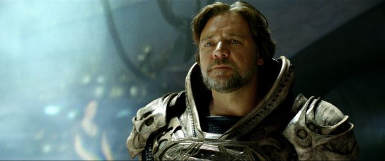 Russell Crowe en El Hombre de Acero