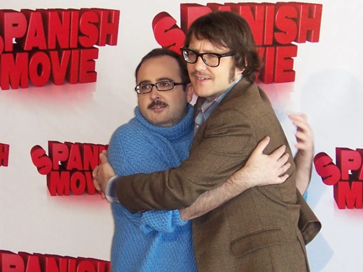 Joaquín Reyes y Carlos Areces en spanish-movie (Photocall 3-12-09)