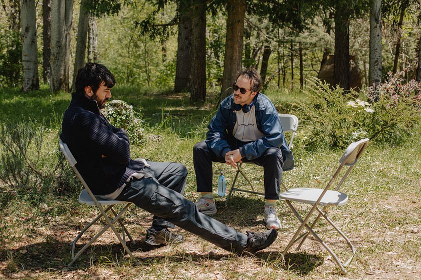 Javier Rey y Alberto Gastesi en Singular (Rodaje)