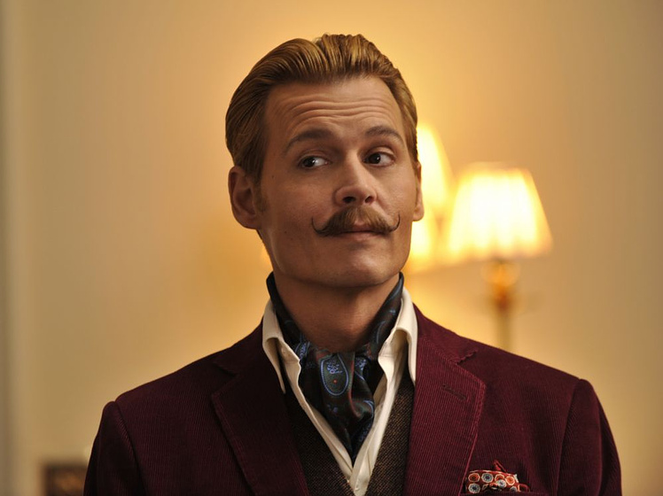 Johnny Depp en Mortdecai